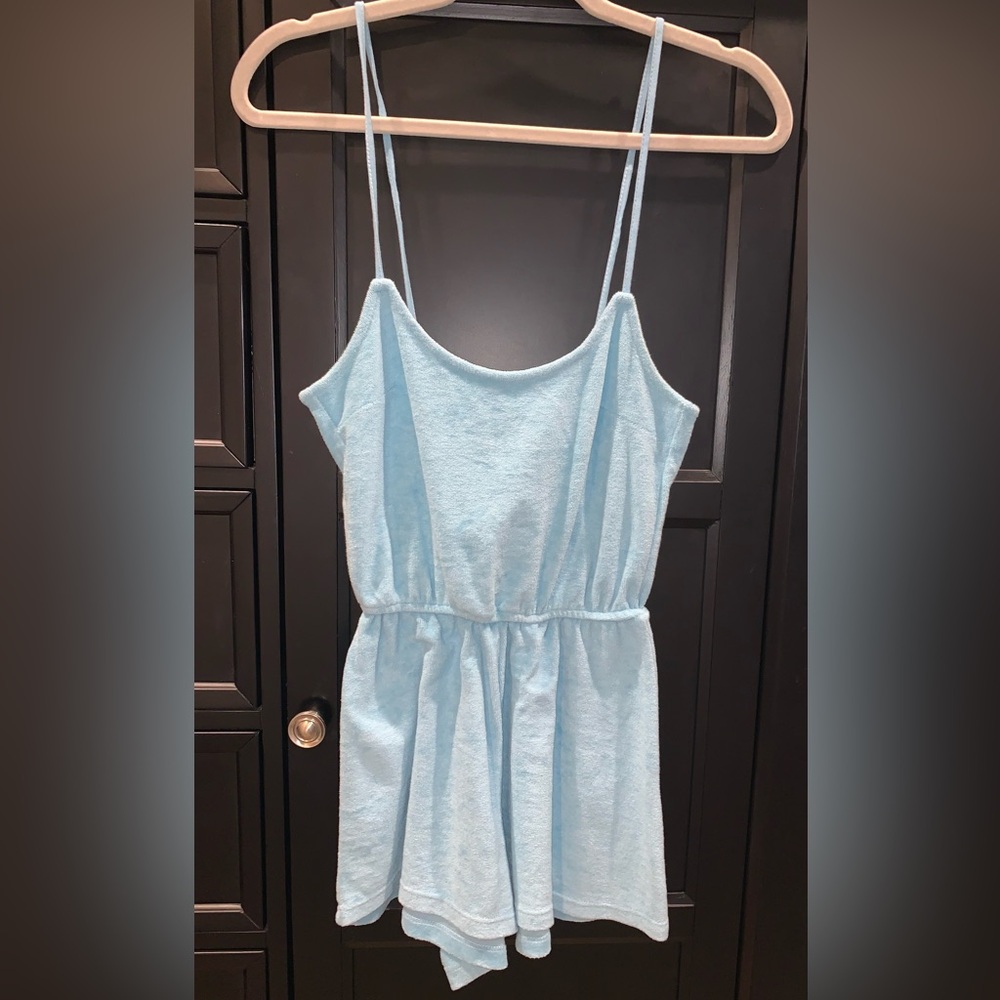 H&M Divided Terrycloth Beach/Pool Romper, Size XS.